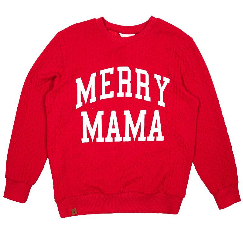 Merry Mama Braid Sweater
