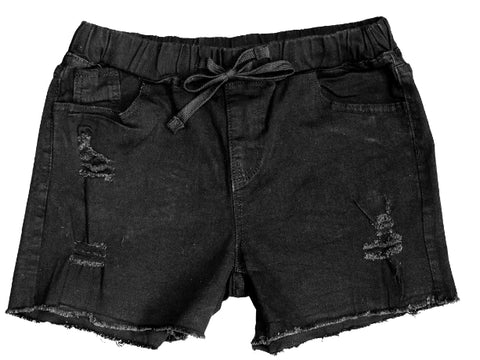 Couture Cut Off Shorts - Black