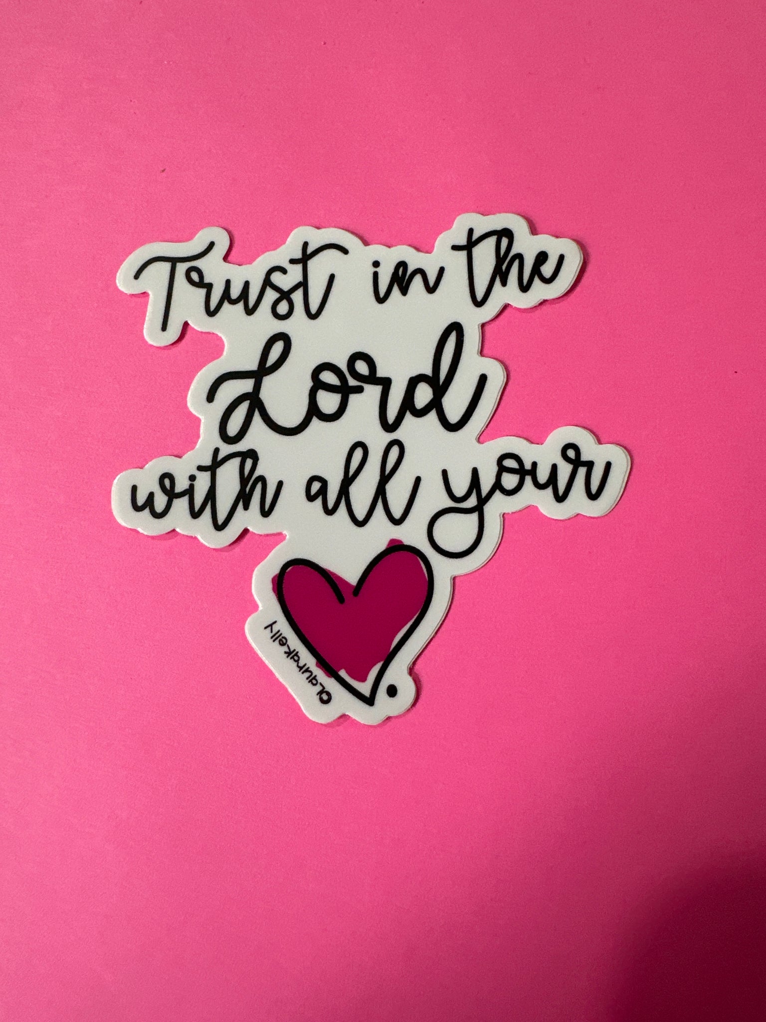 Trust in the Lord Sticker