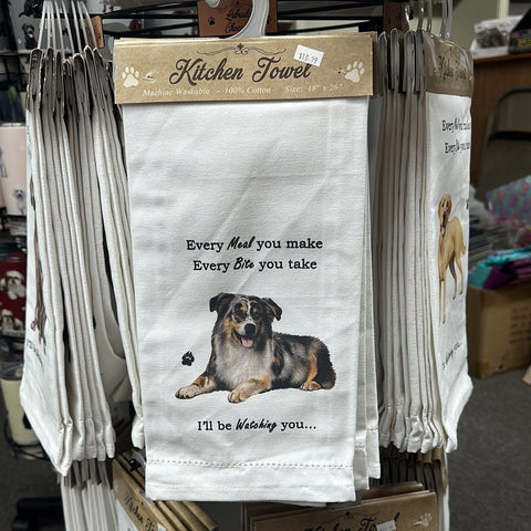 Every Bite You Take Kitchen Towel - Dog