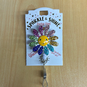 Colorful Daisy Badge Reel