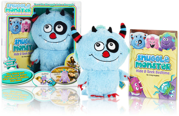 Snuggle Monster Hide & Seek Bedtime - Blue