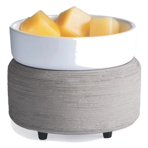 Gray Texture 2-in-1 Fragrance Warmer