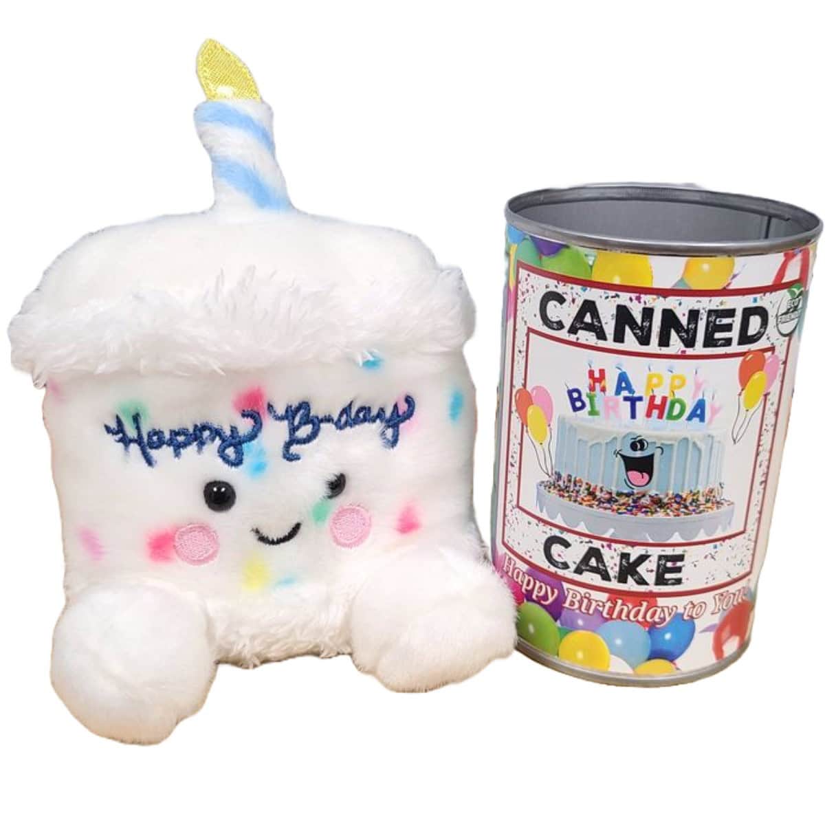 Canned Cake - Happy Birthday