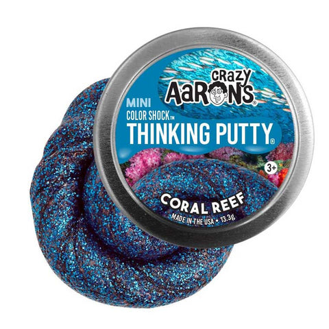 Crazy Aarons Coral Reef Thinking Putty 2" Mini Tin