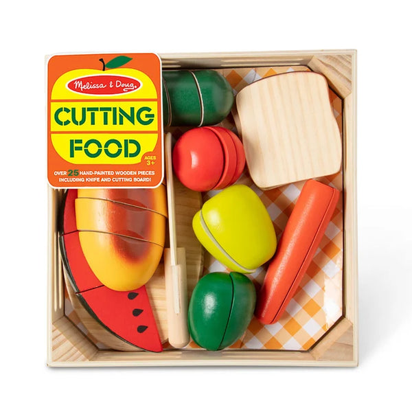 Melissa & Doug Wooden Cutting Food Play Set