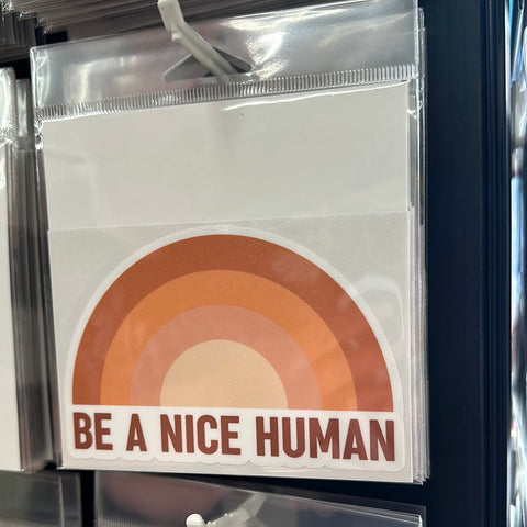 Be A Nice Human Sticker