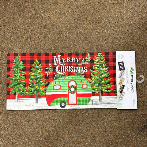 Christmas Camper Switch Mat