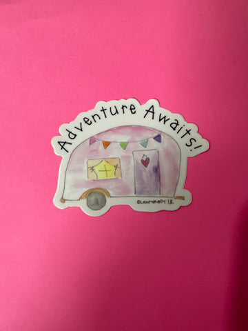 Adventure Awaits Sticker