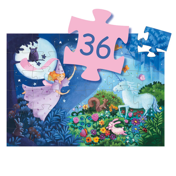 Fairy & Unicorn Silhouette Puzzle