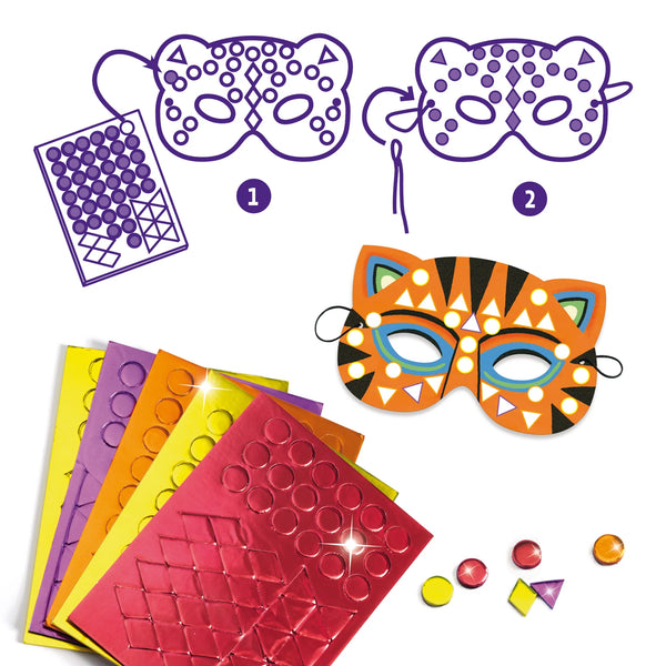 Jungle Animals DIY Masks Craft Kit