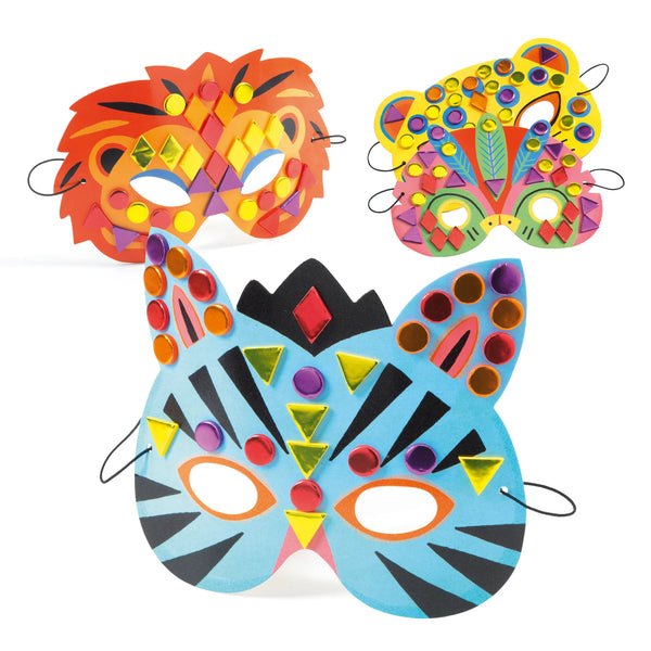 Jungle Animals DIY Masks Craft Kit