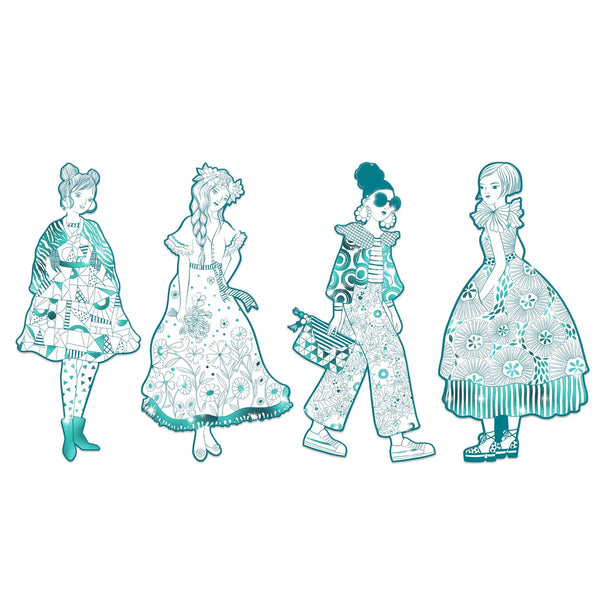 Rebekka & Friends Fashion Coloring Sheets