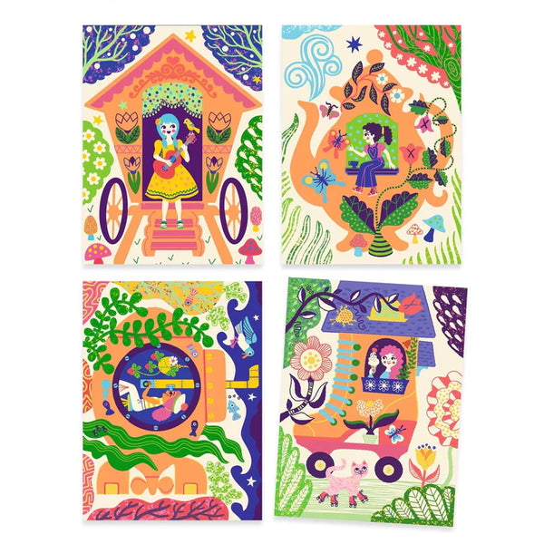 Wacky Houses Scratch Cards