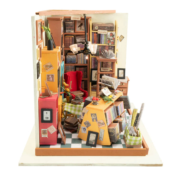 DIY Miniature House Kit: Sam's Study