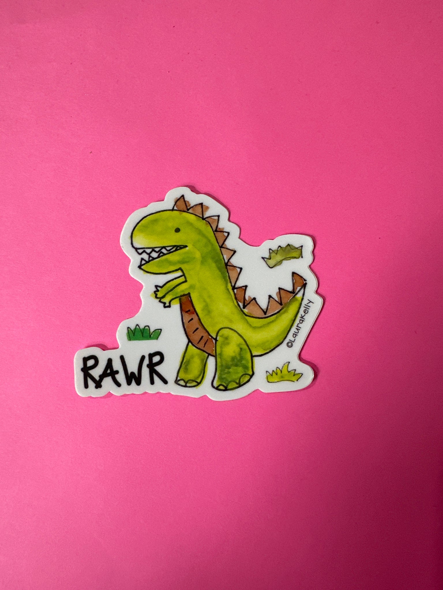 RAWR T-Rex Sticker