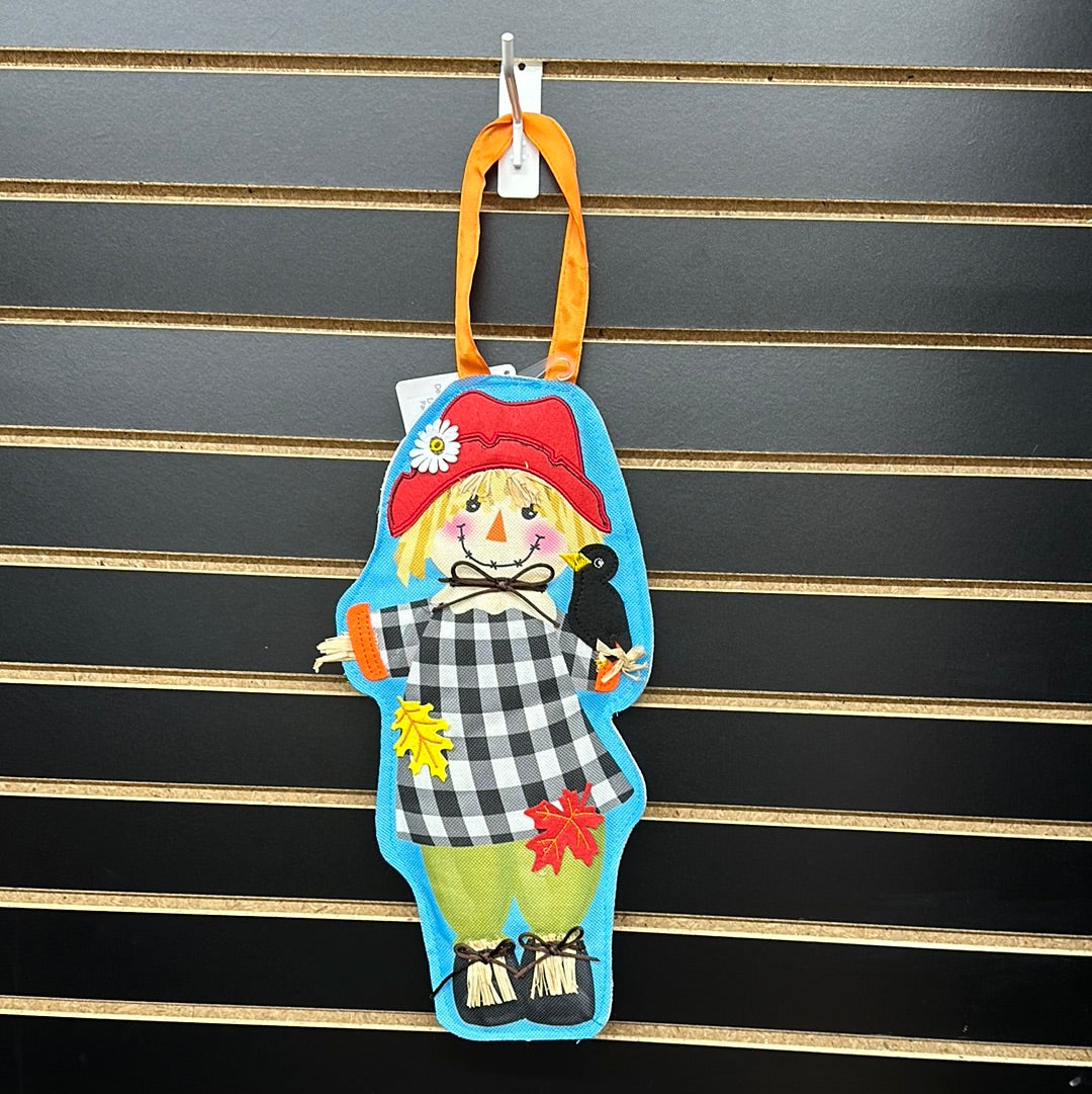 Happy Scarecrow Door Decor