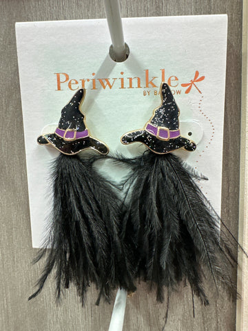 Witch Hats w Black Feathers