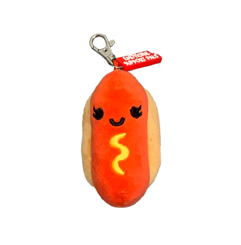 Hot Dog Emotional Support Pals Bag Charm