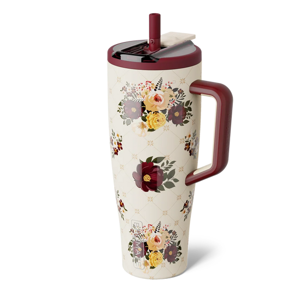Quilted Florals Era Flip Tumbler - 40 oz