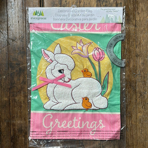 Easter Greeting Garden Flag