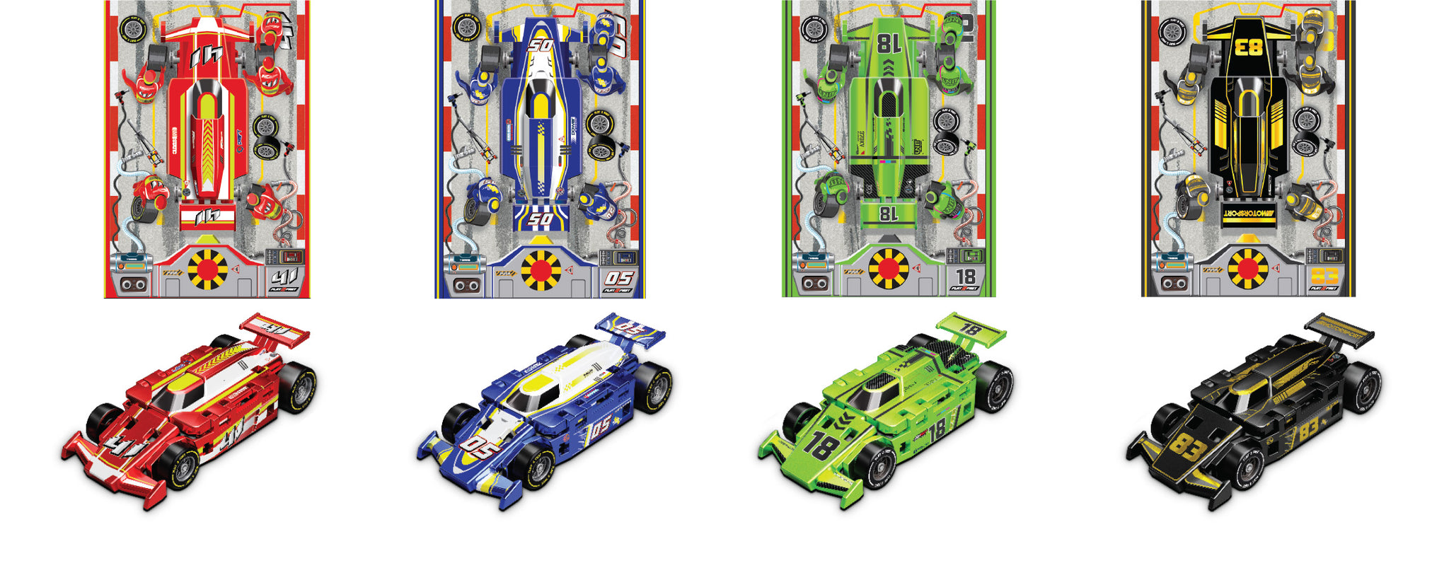 Flat 2 Fast Speed Card Racer