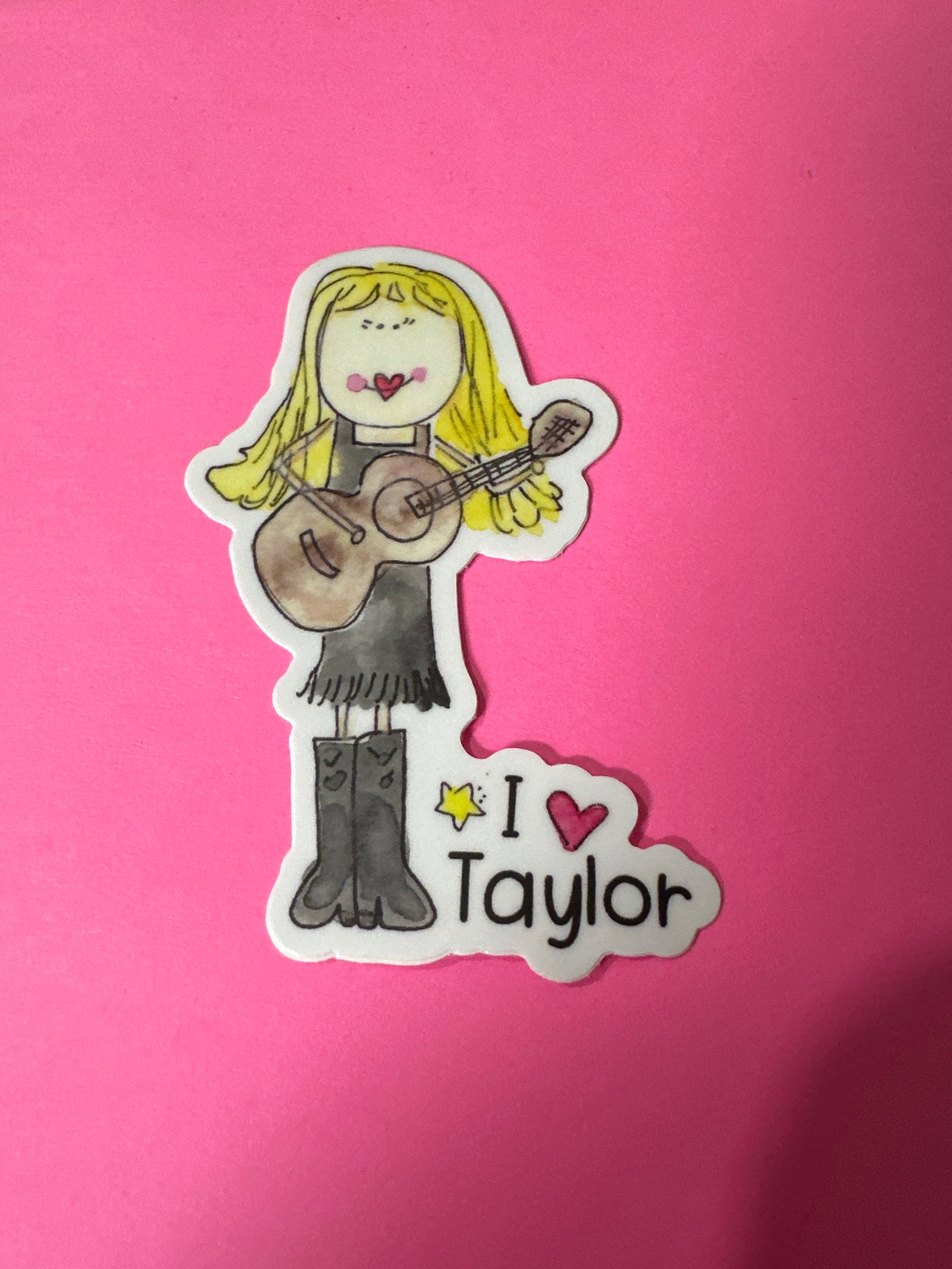 I LOVE Taylor Sticker