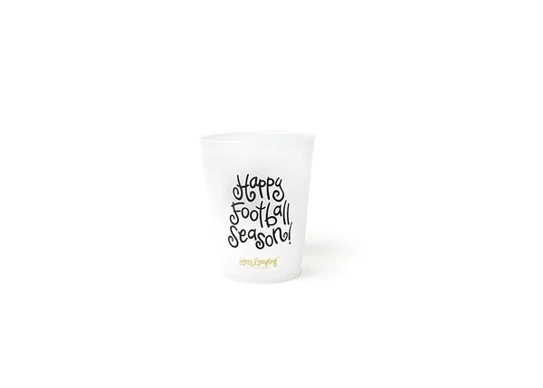 Football Frosted Cups - Set of 10