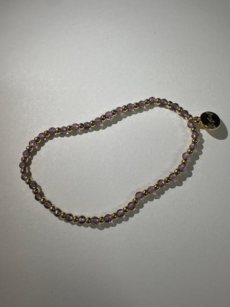 Alex Carol Stacker w/Glass Crystals