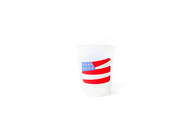 Flag Frosted Cups - Set of 10