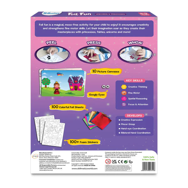 Unicorns & Princesses Foil Fun