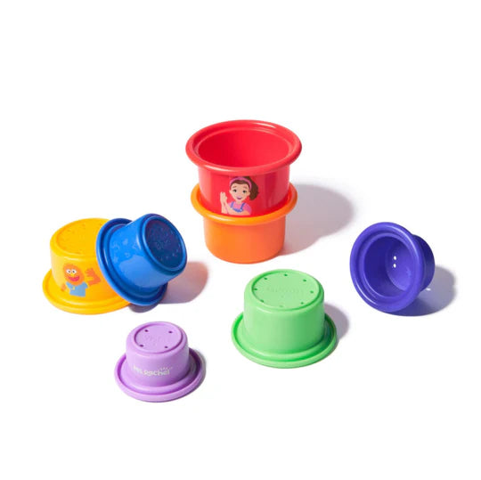 Ms. Rachel Rainbow Stacking Cups
