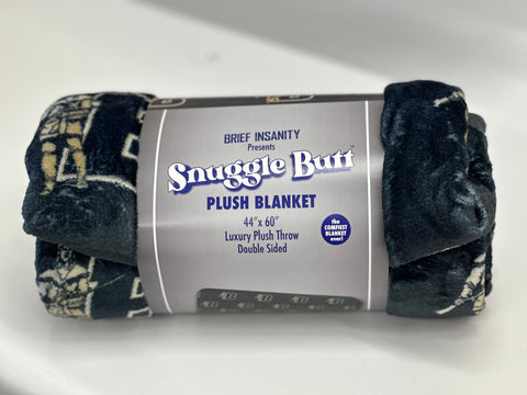 B Logo Custom Plush Blanket