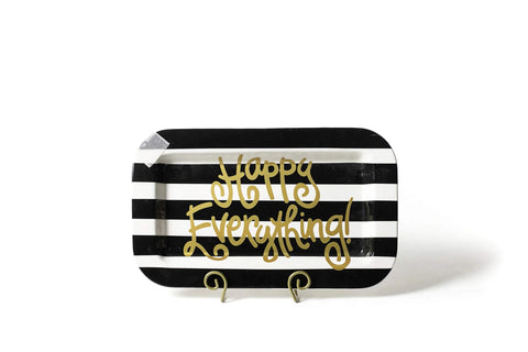 Black Stripe Mini Rectangle Platter