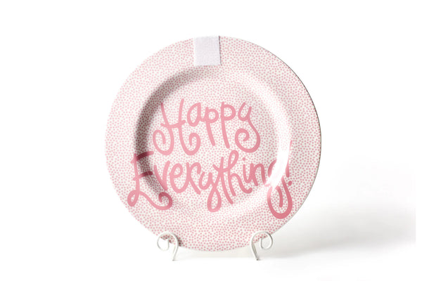 Pink Small Dot Big Happy Everything Round Platter