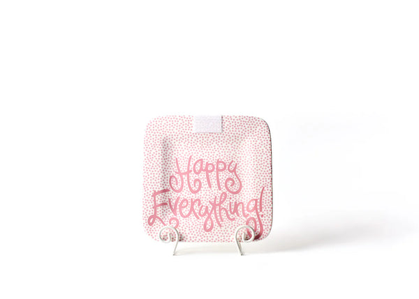 Pink Small Dot Mini Happy Everything Platter