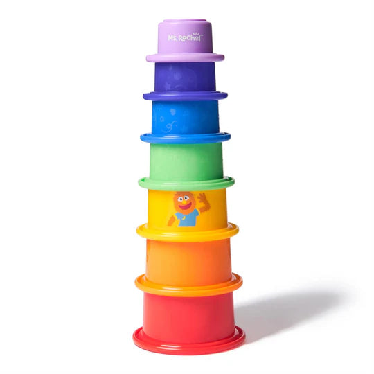Ms. Rachel Rainbow Stacking Cups