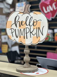 Hello Pumpkin Topper