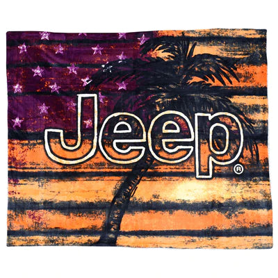 Jeep American Sun Sherpa Blanket