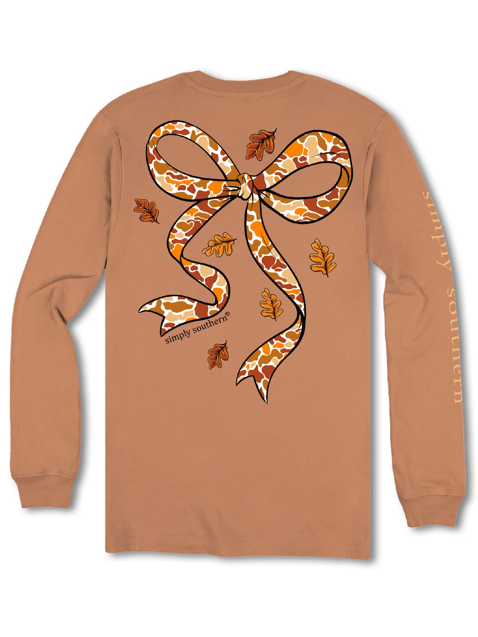 Fall Camo Bow LS Tee