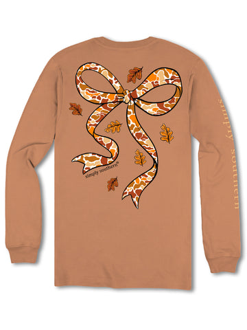 Fall Camo Bow LS Tee