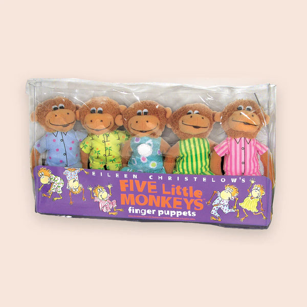 Five Little Monkeys Finger Puppets Playset