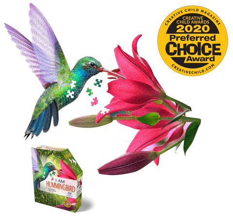 I Am Hummingbird Shaped Puzzle