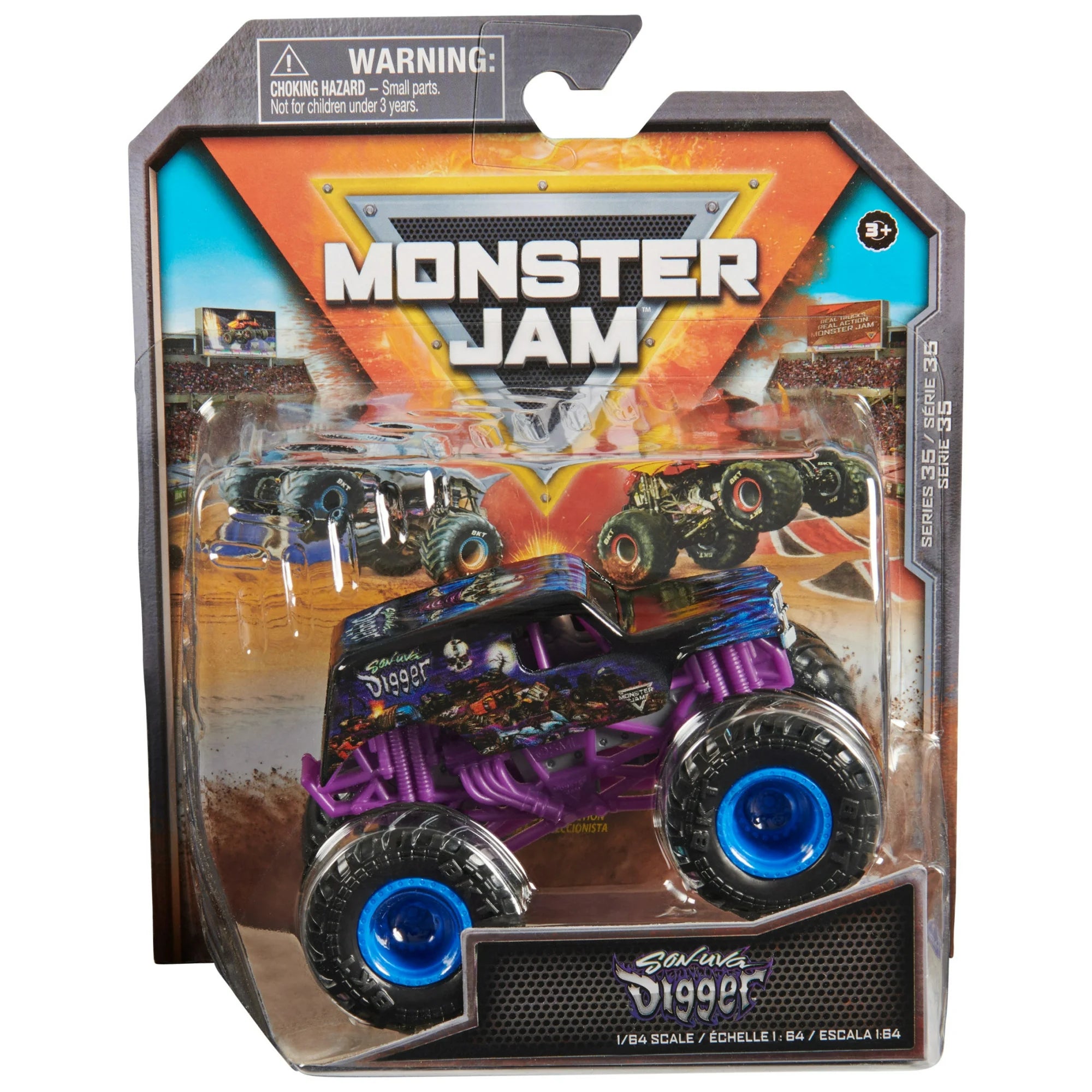 Monster Jam Son-uva Digger Monster Truck 1:64 – Persnickety's
