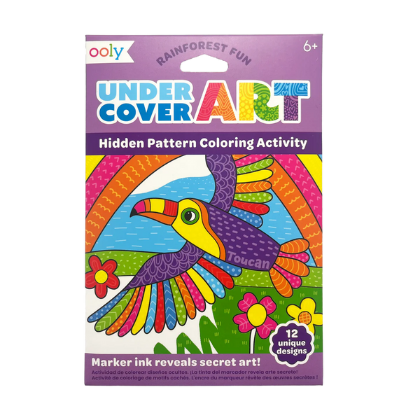 Rainforest Fun Undercover Art Activity