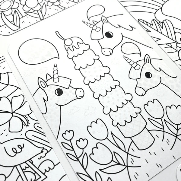 Unicorn Friends Undercover Art Activity