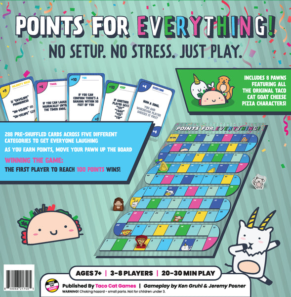 Points for Everything Board Game