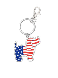 USA Pup Key Ring