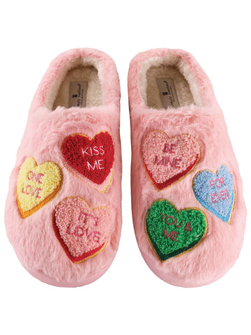 Simply Southern Valentine Slippers - Candy