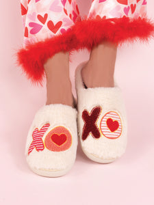 Simply Southern Valentine Slippers - XOXO